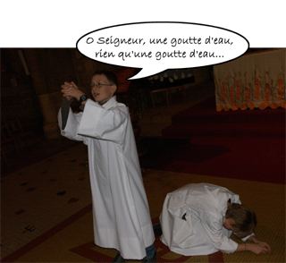 O Seigneur, une goutte d'eau, rien qu'une goutte d'eau...